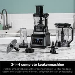 Ninja Foodi 3-in-1 Foodprocessor en Blender - 1200 W - 2.1 Liter - IJsCrusher - Auto iQ - BN800EU — thumbnail 2