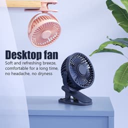 clip Ventilator - Oplaadbaar - met Clip - Zwart — thumbnail 4