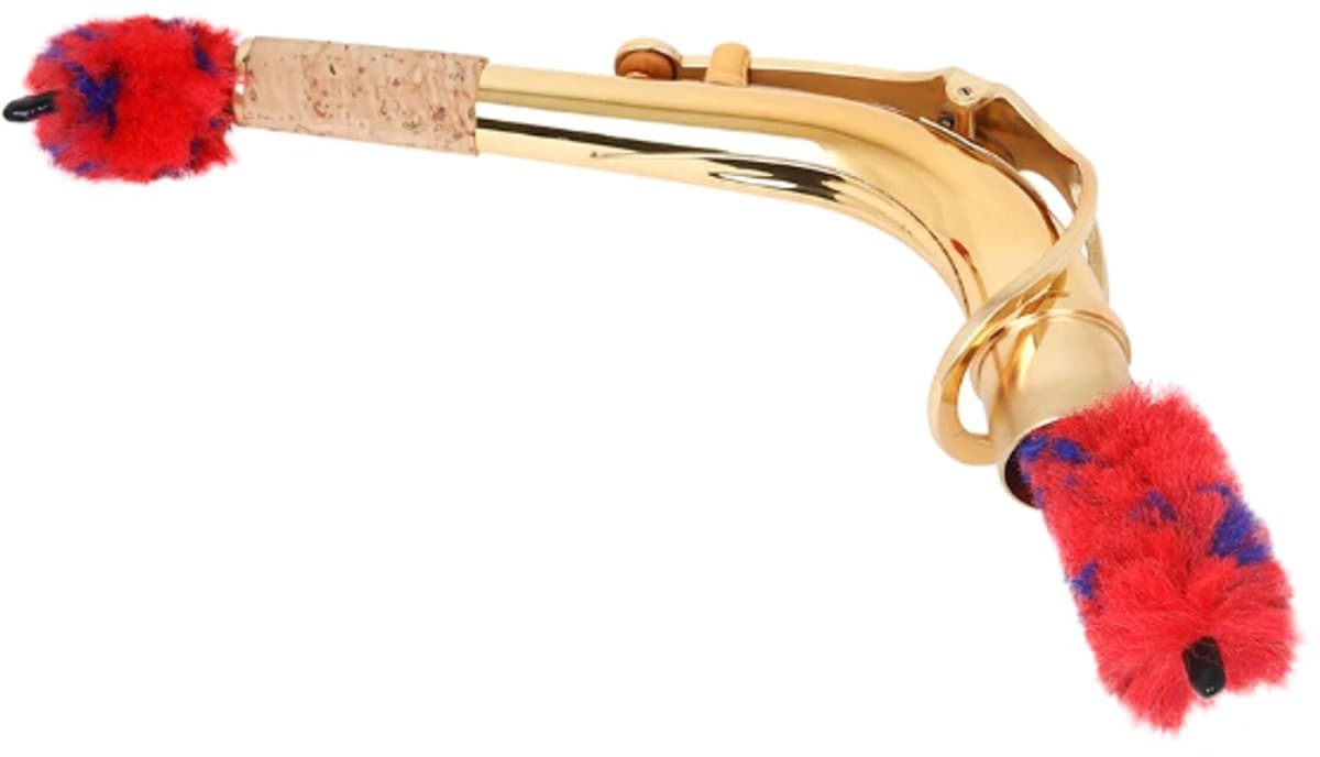 Saxofoon Nekborstel - Borstel voor Hals Saxofoon - Saxofoon Schoonmaken - Alt/Tenor/Sopraansax Reinigingsborstel Saxofoon Onderhoudsgereedschap Houtblazers Onderdelen en accessoires — afbeelding 1