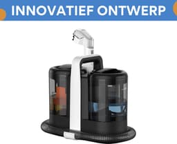 Vlekkenreiniger - Tapijtreiniger - Meubelreiniger - Reinigingsmachine - Wasstofzuiger - Voor Tapijtreiniging en Dieptereiniging - Krachtige 500W Borstelmotor - 1500ml Grote Watertank, Laag Geluidsniveau — thumbnail 2