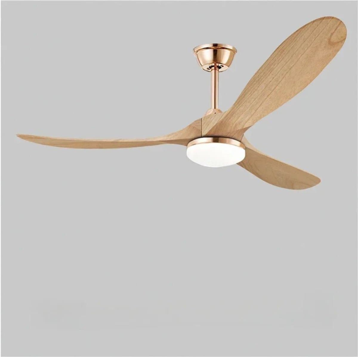 Bovista Plafondventilator - Met Verlichting - Plafond Ventilator - Met Lamp - Plafonniere Met Ventilator - Met Licht - Stijl Q - 150cm — afbeelding 1