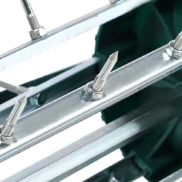 KADAX Handverticuteermachine, grasmaaier van robuust staal, handmatige luchtverfrisser met 3,3 cm spijkers, vloerbeluchter met ergonomische handgreep, robuuste stekelroller (148 cm) — thumbnail 5