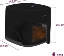 Wartmann Airfryer / Heteluchtfriteuse - PFAS-vrij - WM-2408 AF - 1500 W - 6 liter — thumbnail 5