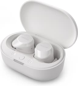 PHILIPS TAT1209WT True Wireless In Ear Bluetooth Headphones - Kleine oordopjes, Geweldige kwaliteit, Natuurlijk geluid met dynamische bass, Duidelijke gesprekken en Kleine oplaadhoes - Wit — thumbnail 2