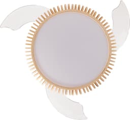 CREATE - Plafondventilator 40W stil Ø107cm intrekbare messen met ledlicht van 36W - Koel tot -6ºC - Programmeerbaar - Rieten Afwerking - WIND CLEAR RATTAN — thumbnail 4
