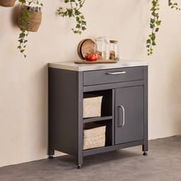 sweeek - Stalen buitenkeuken 1 lade en 1 deur, 80 cm breed — thumbnail 4