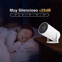 Projector - Draagbaar - Mini - 4K- Smart Projector - Bluetooth — thumbnail 2