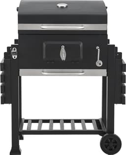 Houtskool BBQ Arnad met deksel 105x135x47,5 cm zwart casa.pro — thumbnail 2