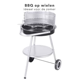 Luxe Houtskoolbarbecue - Barbecue - BBQ Verrijdbaar - 4 Kookhoogtes - Grillrooster 42.5 cm - Met Windscherm - 2 Grillhandvaten - 4.2 kg - Inclusief EBOOK — thumbnail 4