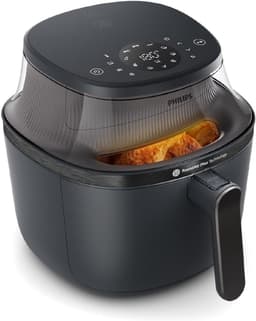 Philips 3000 Serie Airfryer met Kijkvenster – 6,2L – Zwart – Voor 5 personen – 16 Kookfuncties (NA330/00) — thumbnail 2