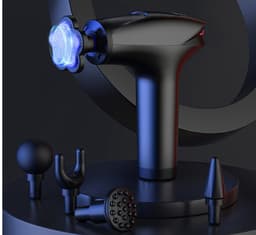 Massage Gun Professioneel – Deep Tissue Spiermassage – Spierherstel & Pijnverlichting – 5 Opzetstukken – 8 Snelheden – massagegun – Massage Apparaat – Fitness – massage pistool – 69623 — thumbnail 5