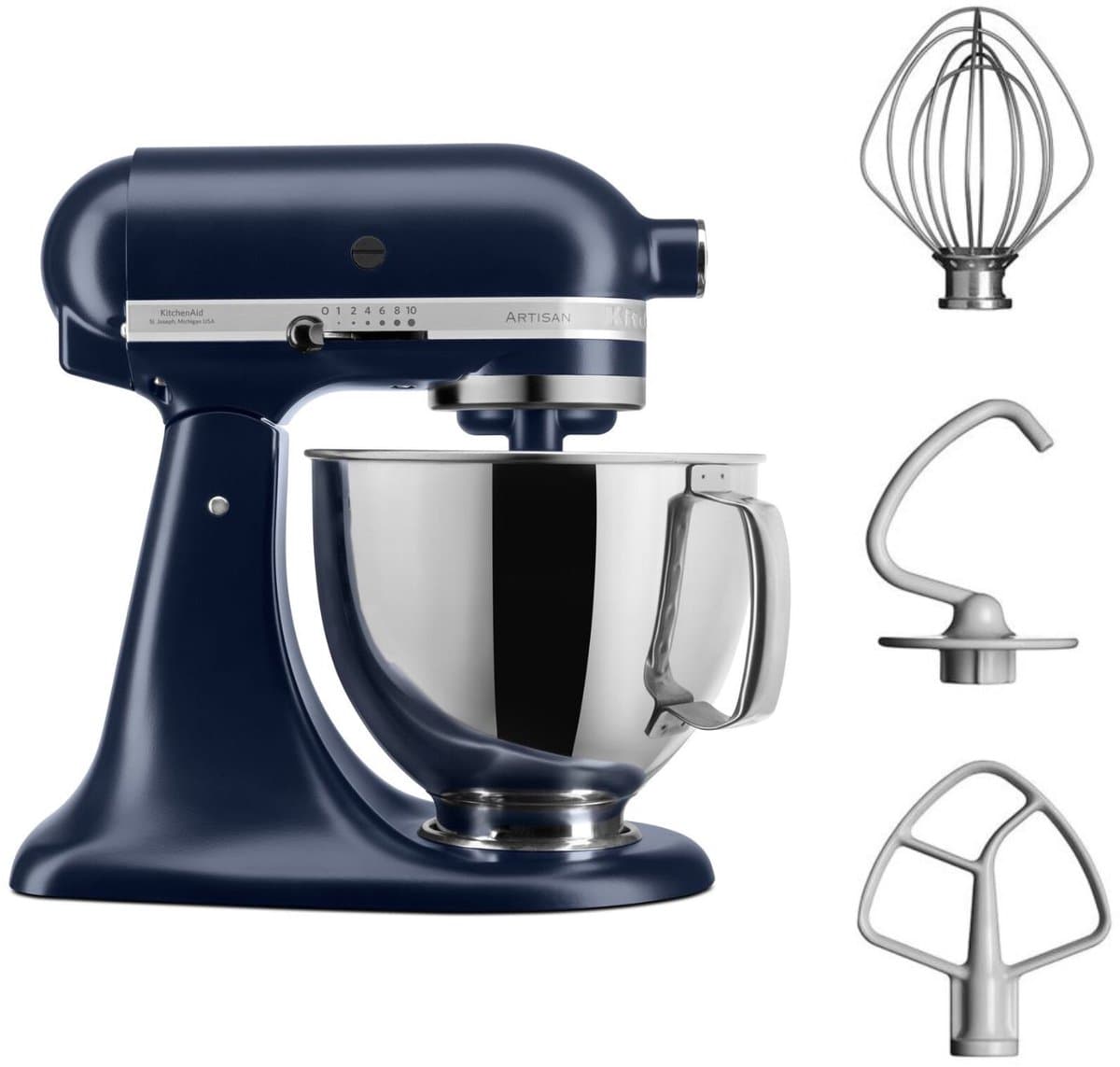 KitchenAid Artisan Mixer 5KSM125EIB Blauw — afbeelding 1