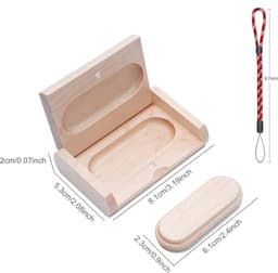Externe USB schijf met houten behuizing en opslagcapaciteit tot 64 GB — thumbnail 4
