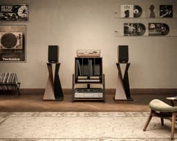 FITUEYES hifi rek - Eiffel Serie hifi kast - Plattenspieler-Tisch – voor platenspeler, versterker & accessoires (4 niveaus) — thumbnail 4