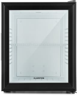 Klarstein Minibar Barmodel Koelkast - 23 Liter - glas - 0dB - Zwart - Minikoelkast - 5-15°C - voor Hotelkamer voor Kantoor - Stil Compact - Mini Fridge Kleine Koelkast Hotelkoelkast Drankkoeler Compact Koelkast — thumbnail 1