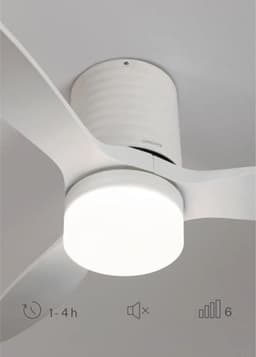 Plafondventilator met Verlichting en Afstandsbediening, Ø 132 cm, 40 W, 6 Snelheden — thumbnail 5