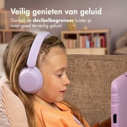 imoshion Kinder Koptelefoon met Draad - Met Decibelbegrenzer en Stickervellen - Koptelefoon Kinderen met AUX Kabel — thumbnail 3