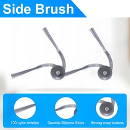 18-delige Accessoireset - Geschikt voor Roborock P20 Pro/Qrevo S5V/Qrevo Curv/Qrevo Edge Robotstofzuiger - 2 Hoofdborstel, 4 Doeken, 4 Filters, 4 Zijborstels, 4 Stofzakken — thumbnail 5