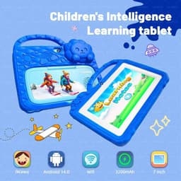 Nodizz Npad708 Purple Kids Tablet | 7 Inches Android Smart Child Education Allwinner Wifi Mini Laptop Tablet Pc — thumbnail 3