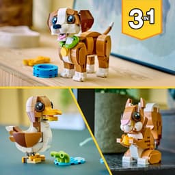 LEGO Schattige dieren: speelse puppy Constructiespeelgoed — thumbnail 3