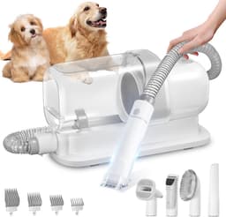 Huisdier verzorgingsset - 2,3L vacuüm stofzuiger voor honden en katten met 5 gereedschappen — thumbnail 1