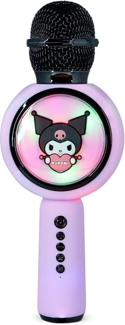 Kuromi - draadloze karaoke microfoon voor kinderen - oplichtend LED display - speaker - stemvervorming — thumbnail 1