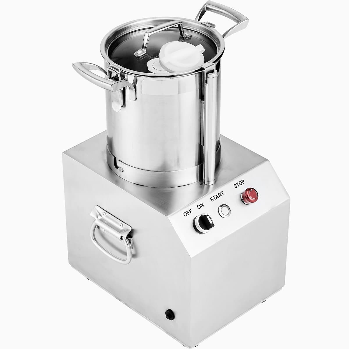 Keukenmachine groentesnijder 6L roestvrijstalen voedselmixer — afbeelding 1