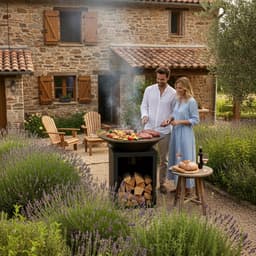ASH - Solaris - XXL - Plancha barbecue met grillring - Buitenkoken - Plancha BBQ - Plancha Bakken - Zwart - Grillring — thumbnail 2