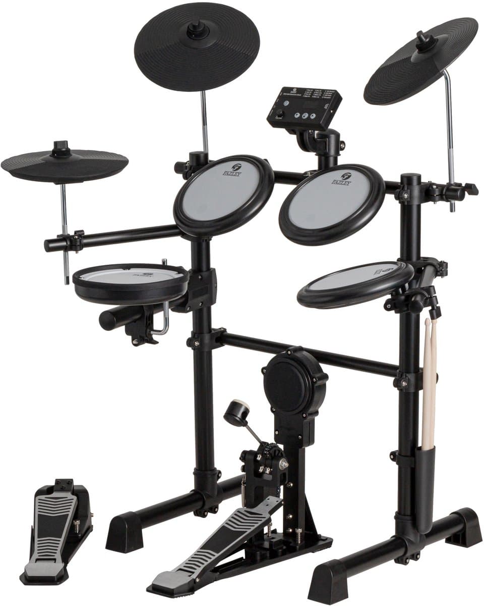 Elektronisch drumstel - 6 inch gaasvellen - Met gratis lessen Fazley DDK-040 — afbeelding 1
