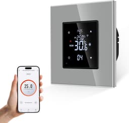 Slimme Thermostaat voor Elektrische Verwarming en Vloerverwarming – Spraakbesturing via Alexa & Google — thumbnail 1