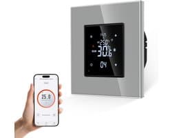 Slimme Thermostaat voor Elektrische Verwarming en Vloerverwarming – Spraakbesturing via Alexa & Google