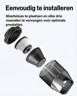 Hoto 4 Stuks - HEPA Filter voor de Mini handstofzuiger en Elektrische Pomp — thumbnail 2