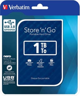 Draagbare Harde Schijf 1 TB USB 3.0 - Blauw — thumbnail 2