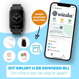 Wiesba® WB80S - GPS Horloge Senior - Smartwatch voor Ouderen - Persoonlijke alarmen - alarm horloge ouderen - GPS Horloge Alzheimer - Valdetectie — thumbnail 5