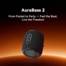 Blackview AuraBass 2 - Bluetooth luidspreker - Draagbare luidspreker - Draagbare Speaker met Bluetooth - Draadloze Muziek Box - 7 uur - True Wireless Stereo - BT 5.3 - Waterbestendig IPX7 - Zwart — thumbnail 2