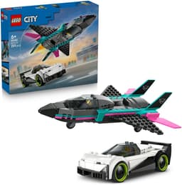 Lego City 60489 Straalvliegtuig Vs. Sportauto Bouwstenen — thumbnail 2