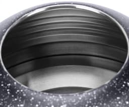 Cheffinger, Fluitketel 3L Inductie Compatibel met Marmeren Design, Grijs — thumbnail 2