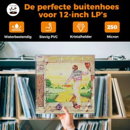 Glasheldere PVC hoezen - LP hoezen - 25 stuks - VinylCare Ultimate Shieldsleeve - LP Beschermhoezen - Hard plastic - Premium kwaliteit - Extra stevige hoeken - Buitenhoezen voor standaard LP’s - 250 Micron — thumbnail 3