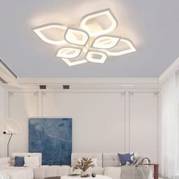 Moderne Dimbare LED Plafondlamp met Afstandsbediening - Decoratieve Verlichting voor Woonkamer, Slaapkamer en Keuken — thumbnail 1