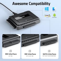 Universele Kabel Adapter voor IDE en SATA Harde Schijven naar USB — thumbnail 3
