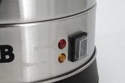 HCB® - Professionele Horeca Percolator - 12 liter - 80 kopjes - 230V - RVS / INOX Perculator - Elektrisch koffiezetapparaat - Volautomatische koffiemachine - 37x36.5x48.5 cm (DxBxH) - 3.10 kg - 1347 — thumbnail 3