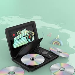 Draagbare DVD Speler Auto - 9,5" Draaibaar HD-Scherm - Draagbare DVD Speler - USB - 7.5 Inch Draaibaar HD Scherm - 4-6 Uur Speeltijd - Voor SD-kaart/USB/Sync TV - Zwart — thumbnail 5