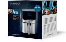 Gastronoma Heteluchtfriteuse - Airfryer 1800W - 8L - Met meerdere accessoires - 18290010 - RVS — thumbnail 2