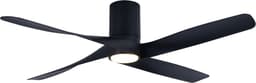 Plafondventilator Riviera Zwart 12Watt Led Ø 132cm Incl. Afstandsbediening — thumbnail 1