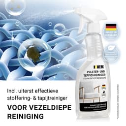 N8WERK Stofzuiger Portable Clean - Bekleding- en tapijtreiniger, licht en compact - Vlekverwijderaar, krachtige 400 watt motor, schoon- en vuilwatertank - Incl. schoonmaakmiddel — thumbnail 2