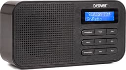 Denver DAB Radio - Noodradio / Noodpakket - Batterijen & Netstroom - Keukenradio - Draagbare Radio - DAB42 - Zwart — thumbnail 1