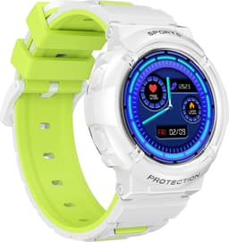 Smartwatch Kinderen - Waterdicht - Stappenteller - Hartslag - Wit — thumbnail 2
