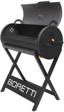 Boretti - Barilo 2.0 - houtskool barbecue - grilloppervlak 84 x 41 cm - Drie afzonderlijk uitneembare kolenmanden - Twee gietijzeren grillroosters - Eén gietijzeren bakplaat — thumbnail 2