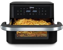 Tristar Airfryer FR-9432 - 10L - Dual Zone Flex - Kijkvenster - 8 voorprogramma's - Snackverdeler - 2800W