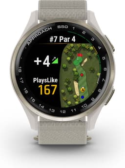 Garmin Approach S50 golf / sport horloge - ivory - 43.000 wereldwijde golfbanen — thumbnail 1